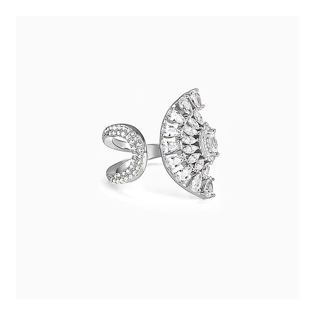 Silver Peacock Heritage Ring in 925 Sterling Silver | Adjustable Statement Ring | Traditional Indian Jewelry | Gift for Her