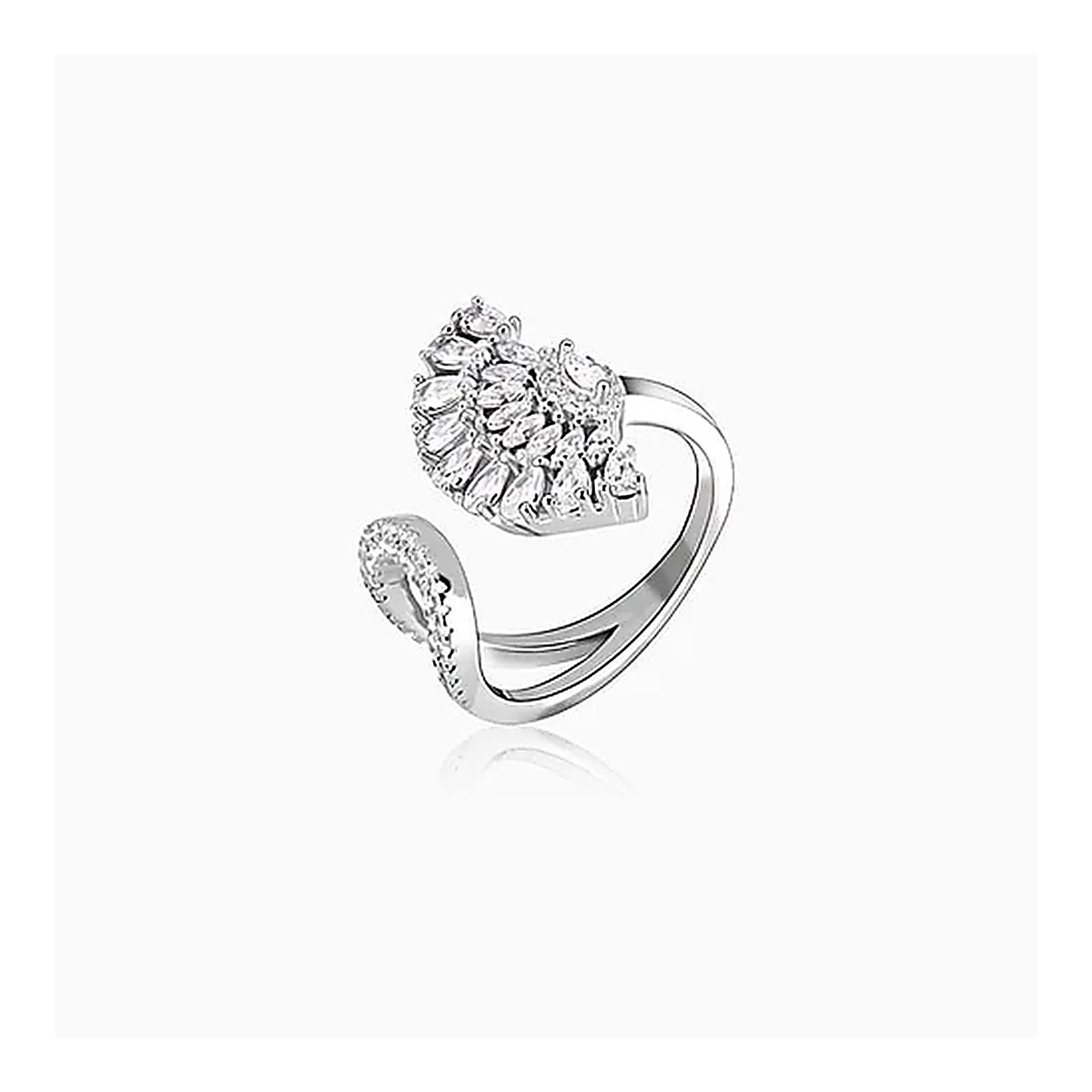 Silver Peacock Heritage Ring in 925 Sterling Silver | Adjustable Statement Ring | Traditional Indian Jewelry | Gift for Her